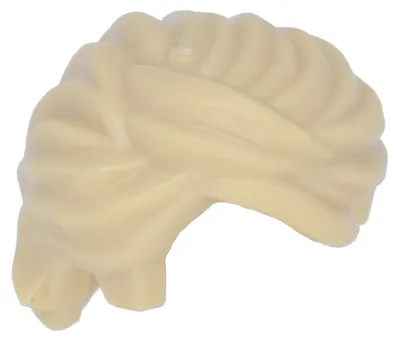 Imagen del producto de 2 unidades de pelo para minifiguras LEGO, con forma curva y despeinado en la parte posterior (61183) – Piezas individuales