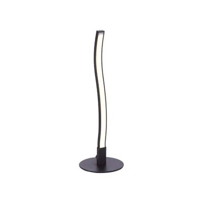 Produktbild von LED Tischleuchte, schwarz, Wellen Design, H 30 cm