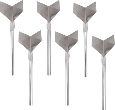 Produktbild von 6 Stück Edelstahl-Schabschneider für die Reparatur von Wandwinkeln mit 90 Grad Winkel