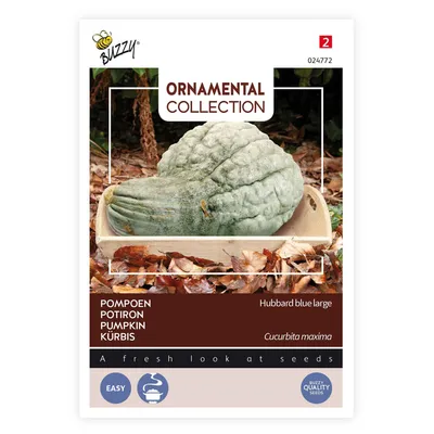 Immagine prodotto di Buzzy Zucca Ornamentale Hubbard Semi grandi blu - Circa 3 gr | Buzzy_024772