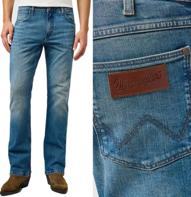 Produktbild von WRANGLER Herren, Jeanshosen, Regular fit HORIZON, W36 L32, Blau, Jeans, baggyjeans, buggy