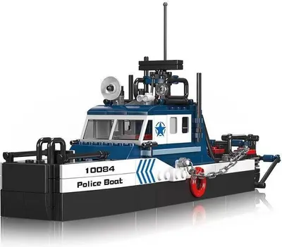 Productafbeelding van Großhandel GmbH - Ware: Kunststofmodel van een politieboot, 413 onderdelen