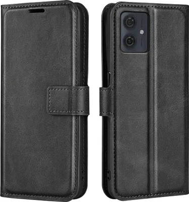 Produktbild von Motorola Moto G54 Hülle - Coverup Deluxe Klapphülle - Schwarz