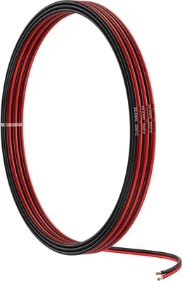 Produktbild von 22 AWG Elektrischer Draht Parallel-22 Gauge (0,326mm²)-2 Kabel Jede 5m / 16.4ft