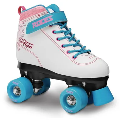Immagine prodotto di Scarpe a rotelle Roces Quad Roces Movida, colore bianco/viola/blu, taglia 33