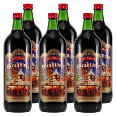 Produktbild von Hüttenglut Glühwein (6 x 1,0L)