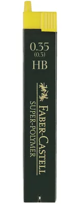 Zdjęcie produktu dla Wkład Faber-Castell 120300 SUPER-POLYMER - 0,3/0,35 mm, HB, kruczoczarny, 12 wkładów
