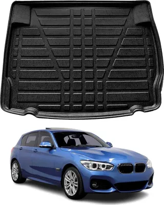 Image de Bac de coffre pour BMW Série 1 F20 F21 2011-2019 Caoutchouc TPE Noir