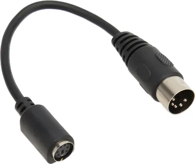 Image de Cocoarm C?ble adaptateur clavier-souris Din 5 Pin Mâle vers Din 6 Pin Femelle C?ble convertisseur 0,15 M pour Console