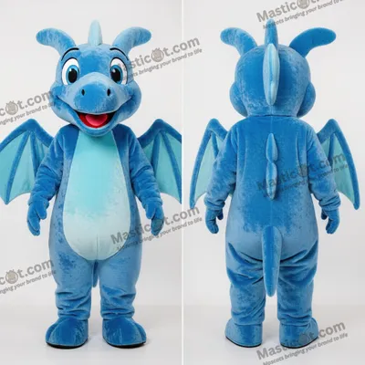 Obrázok produktu pre Modrý maskot pterodaktyla, ktorý sa točí