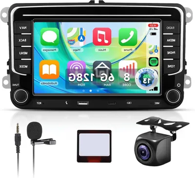 Imagen del producto de Radio para VW Passat - Radio Android - Radio con CarPlay - Radio Bluetooth - Radio con pantalla táctil - Pantalla de 7 pulgadas