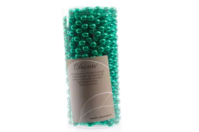 Produktbild von Perlenkette Band Girlande Kunststoff Ø.0,8 cm L.10 m grün