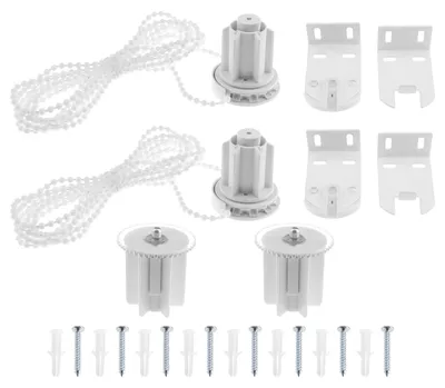 Rolladenkupplung 2er-Set für 38 mm Alurohr, Weiß