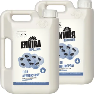 Produktbild von Envira Floh Abwehrspray im Vorteilspack 2x2L