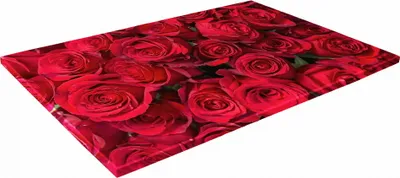 Zdjęcie produktu dla SZKLANA DESKA KUCHENNA 30x20 395a Róże