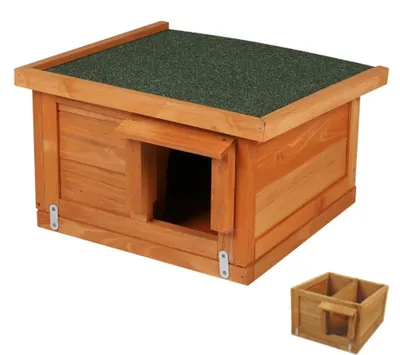 Obrázek produktu pro Venkovní dřevěný domeček pro ptáky, vodotěsný, rozměry 36 x 24 cm