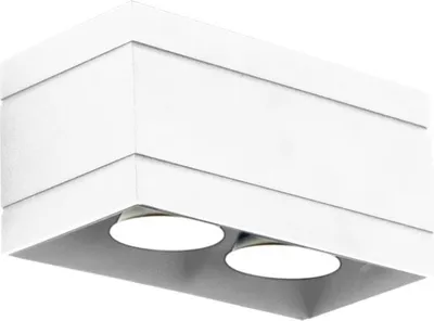 Zdjęcie produktu dla Reflektor spot QUADO biały 2xGU10x40W metal wym:10x20x20cm IP20 Lampex