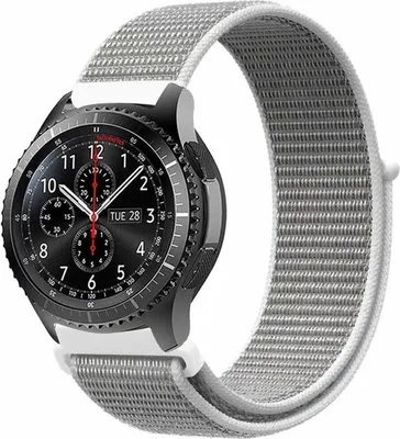 Produktbild von Strap-it Samsung Galaxy Watch 46mm Nylon Armband (Muschel)
