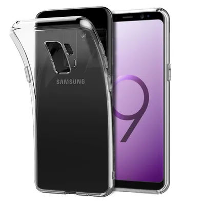 Zdjęcie produktu dla Przezroczyste silikonowe etui Samsung Galaxy S9 Plus