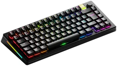 Obrázok produktu pre Bezdrôtová klávesnica, 75%, nórsky štýl, čierna, s technológiou Hall Effect