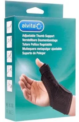 Produktbild von ALVITA Daumenbandage Gr.1, atmungsaktiv, für gezielte Stabilisierung und Entlastung
