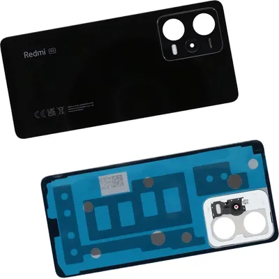 Produktbild von Akkudeckel für Xiaomi Redmi Note 12 Pro 5G, 5600290M1600, Schwarz