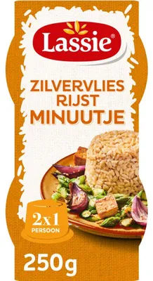 Produktbild von Lassie Minuutje Zilvervliesrijst 250g – Schnelle, gesunde Vollkornreis