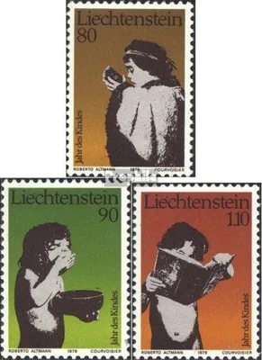 Produktbild von Briefmarken Liechtenstein 1979 Mi 725-727 (kompl.Ausg.) gestempelt Jahr des Kindes