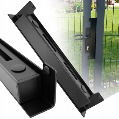 Produktbild von Widerstandsgrenze für Tor, Zaun, Profil 40x40 Schwarz