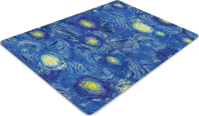 Produktbild von Stuhlunterlage Bürostuhlunterlage 120 cm x 90 cm Bodenmatte Bürostuhlunterlage - Nacht Lichter