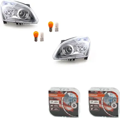 Produktbild von Scheinwerfer + Osram Night Breaker Laser passend für Nissan Qashqai J10 Set Li Re 26060JD900 26060JD95A 26060JD90A 26060JD90B 26010JD900 26010J Johns