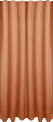 A plain, full-frame shot of a light brown curtain.