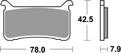 Image de Paire de plaquettes de frein SBS pour HONDA