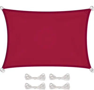 Produktbild von Sonnensegel PES Rechteck 2,5x4 rot Polyester 160g/m²