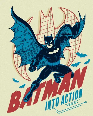 Produktbild von Zuty - Malen nach Zahlen - BATMAN IN AKTION, 40x50 cm, ohne Keilrahmen