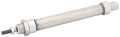 Obrázok produktu pre MA16, miniatúrny dvojakčný valec, pneumatické komponenty pre priemysel spracovania nehrdzavejúcej oceli, MA16 x 150