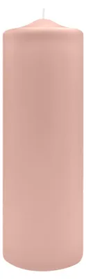 Produktbild von Spitzkopf Stumpen Kerzen Taupe Rosa 30 x Ø 9 cm, 6 Stück