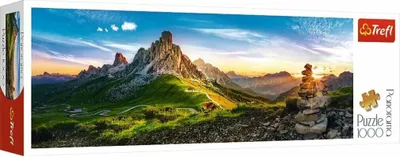Obrázek produktu pro TREFL Panoramapuzzle Passo di Giau, Dolomiten 1000 Teile