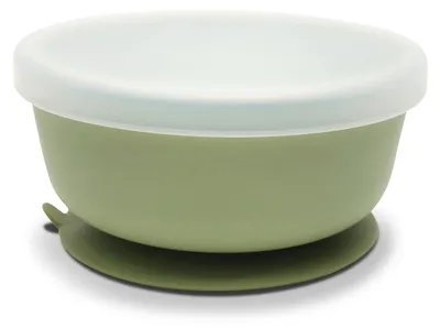 Produktbild von Lorelli Silicone Vacuum Bowl With Lid – Silikon-Schüssel mit Saugbasis & Deckel, 6+ Monate, BPA-frei, spülmaschinen- & mikrowellengeeignet