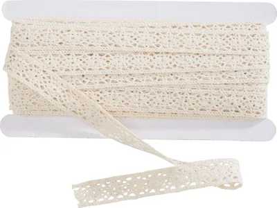 Produktbild von VBS Spitzenband Spectra 15 mm breit 9 m lang ideal für Dekoration und Basteln
