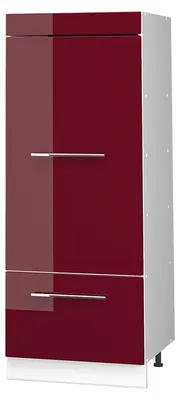 Produktbild von Küchenvorratsschrank Vicco Fame-Line Bordeaux Hochglanz/Weiß 60 cm, Model 62646