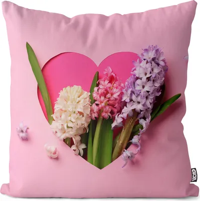 Produktbild von VOID Herz Karte Muttertag Geschenk Kissenbezug Kissenhülle Polyester wasserfest Outdoor Indoor