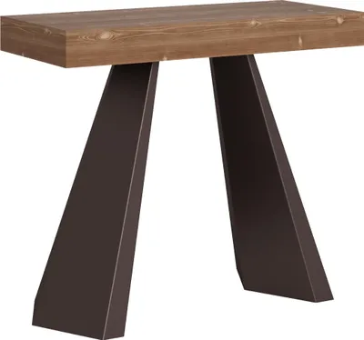 Produktbild von Ausziehbare Konsole 90x40/290 cm Diamantgefärbter Tannenbärenrahmen