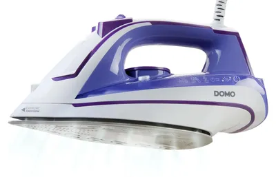 Imagen del producto de Domo DO7052S, plancha de vapor, placa de cerámica, 120 g/min, blanca, 40 g/min, 0,3 l