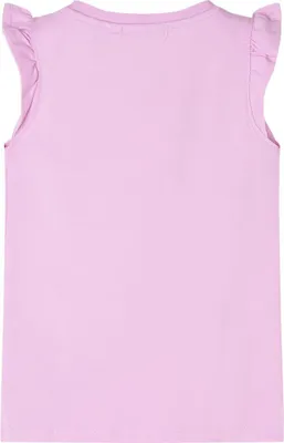Produktbild von vidaXL Kinder-T-Shirt mit Rüschenärmeln Lila 116