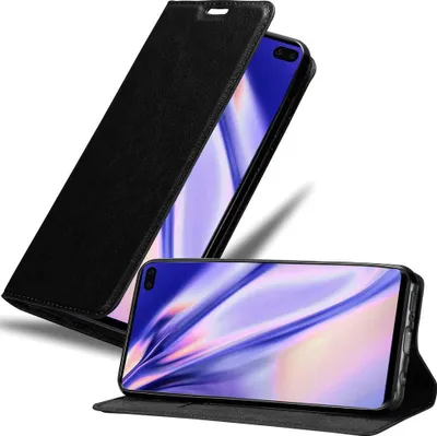 Immagine prodotto di Cadorabo custodia per Samsung Galaxy S10 PLUS cover protettiva in nero custodia per cellulare cover chiusura magnetica