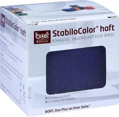 Image de BORT STABILOCOLOR adhésif 6cm bleu, 1 pc. Bandage