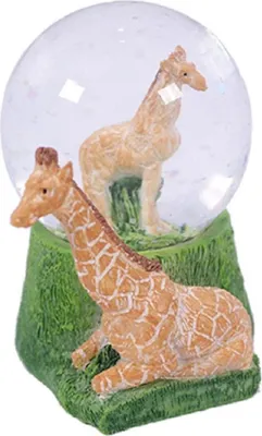 Produktbild von Glitzerkugel Giraffe, Schneekugel Tier Tiere Schneekugeln Wildtier Giraffen