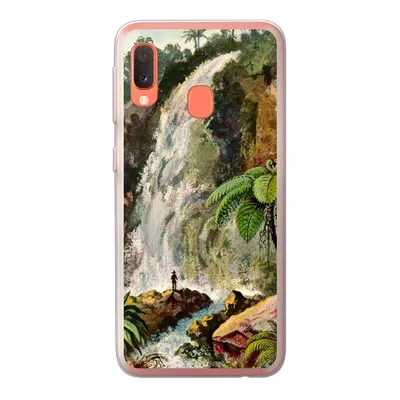 Produktbild von MuchoWow® Handyhülle Schutzhülle Hülle für Samsung Galaxy A20e Wasserfall - Kunst - Alte Meister Silikon Softcase Handy Hülle - Abdeckung