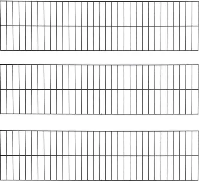 Produktbild von Gartenzaun Zaunelemente Doppelstabmattenzaun 3er Set RAL 7016 Zaun Gartenzaun